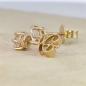 Preview: Brillant Diamant Ohrstecker Paar 750/- Gelbgold 18 Karat Gold 0,80 Karat G/VS