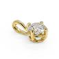 Preview: Brillant Diamant Anhänger 750/- Gelbgold 18 Karat Gold 0,52 Karat F/IF