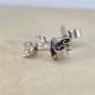 Preview: Brillant Diamant Ohrstecker Paar 750/- Weißgold 18 Karat Gold 0,42 Karat G/VS