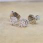 Preview: Brillant Diamant Ohrstecker Paar 750/- Weißgold 18 Karat Gold 0,50 Karat G/VS