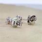 Preview: Brillant Diamant Ohrstecker Paar 750/- Weißgold 18 Karat Gold 0,50 Karat G/VS