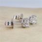 Preview: Brillant Diamant Ohrstecker 750/- Weißgold 18 Karat Gold 1,02 Karat G/VS