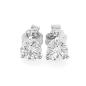 Preview: Brillant Diamant Ohrstecker 750/- Weißgold 18 Karat Gold 1,02 Karat G/VS