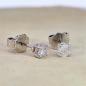Preview: Brillant Diamant Ohrstecker Paar 750/- Weißgold 18 Karat Gold 0,40 Karat G/VS