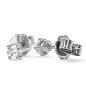 Preview: Brillant Diamant Ohrstecker Paar 750/- Weißgold 18 Karat Gold 0,40 Karat G/VS