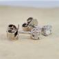 Preview: Brillant Diamant Ohrstecker Paar 750/- Weißgold 18 Karat Gold 0,50 Karat G/VS