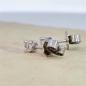 Preview: Brillant Diamant Ohrstecker Paar 750/- Weißgold 18 Karat Gold 0,50 Karat G/VS