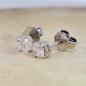 Preview: Brillant Diamant Ohrstecker Paar 750/- Weißgold 18 Karat Gold 0,60 Karat G/VS