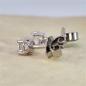 Preview: Brillant Diamant Ohrstecker Paar 750/- Weißgold 18 Karat Gold 0,60 Karat G/VS