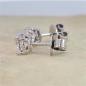 Preview: Brillant Diamant Ohrstecker 750/- Weißgold 18 Karat Gold 1,43 Karat G/VS