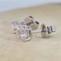 Preview: Brillant Diamant Ohrstecker 750/- Weißgold 18 Karat Gold 1,43 Karat G/VS