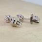 Preview: Brillant Diamant Ohrstecker Paar 750/- Weißgold 18 Karat Gold 0,42 Karat G/VS