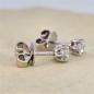 Preview: Brillant Diamant Ohrstecker Paar 750/- Weißgold 18 Karat Gold 0,42 Karat G/VS