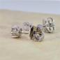 Preview: Brillant Diamant Ohrstecker Paar 750/- Weißgold 18 Karat Gold 0,50 Karat G/VS