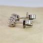 Preview: Brillant Diamant Ohrstecker Paar 750/- Weißgold 18 Karat Gold 0,60 Karat G/VS