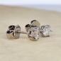 Preview: Brillant Diamant Ohrstecker Paar 750/- Weißgold 18 Karat Gold 0,60 Karat G/VS
