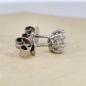 Preview: Brillant Diamant Ohrstecker Paar 750/- Weißgold 18 Karat Gold 0,60 Karat G/VS