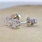 Preview: Brillant Diamant Ohrstecker Paar 750/- Weißgold 18 Karat Gold 0,80 Karat G/VS