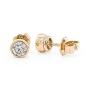 Preview: Brillant Diamant Ohrstecker Paar 750/- Gelbgold 18 Karat Gold 0,44 Karat G/VS