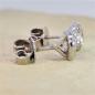 Preview: Brillant Diamant Ohrstecker 750/- Weißgold 18 Karat Gold 1,02 Karat G/VS