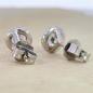 Preview: Brillant Diamant Ohrstecker 750/- Weißgold 18 Karat Gold 1,02 Karat G/VS