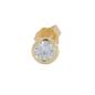 Preview: Luxus Diamant Ohrstecker 750 Gold (IF/F) - Gelbgold, Single, 0,42 ct - lupenrein, echter Brillantschmuck