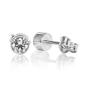 Preview: Brillant Diamant Ohrstecker 750/- Weißgold 18 Karat Gold 1,02 Karat G/VS