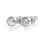 Preview: Brillant Diamant Ohrstecker 750/- Weißgold 18 Karat Gold 1,02 Karat G/VS