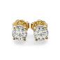 Preview: Brillant Diamant Ohrstecker Paar 750/- Gelbgold 18 Karat Gold 0,70 Karat G/VS