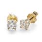 Preview: Brillant Diamant Ohrstecker Paar 750/- Gelbgold 18 Karat Gold 0,70 Karat G/VS