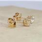 Preview: Brillant Diamant Ohrstecker Paar 750/- Gelbgold 18 Karat Gold 0,70 Karat G/VS