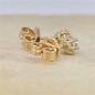 Preview: Brillant Diamant Ohrstecker Paar 750/- Gelbgold 18 Karat Gold 0,42 Karat G/VS
