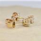 Preview: Brillant Diamant Ohrstecker Paar 750/- Gelbgold 18 Karat Gold 0,42 Karat G/VS