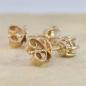 Preview: Brillant Diamant Ohrstecker Paar 750/- Gelbgold 18 Karat Gold 0,60 Karat G/VS