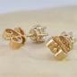 Preview: Brillant Diamant Ohrstecker Paar 750/- Gelbgold 18 Karat Gold 0,60 Karat G/VS