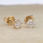 Preview: Brillant Diamant Ohrstecker Paar 750/- Gelbgold 18 Karat Gold 0,60 Karat G/VS