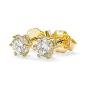 Preview: Brillant Diamant Ohrstecker Paar 750/- Gelbgold 18 Karat Gold 0,60 Karat G/VS