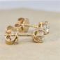 Preview: Brillant Diamant Ohrstecker Paar 750/- Gelbgold 18 Karat Gold 0,60 Karat G/VS