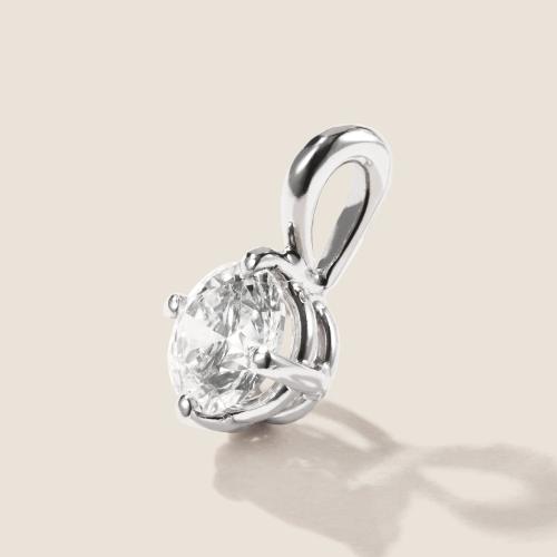 Luxus Diamant Anhänger 750 Weißgold 0,52 ct G/VS