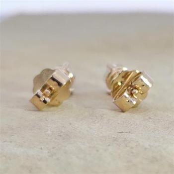 Brillant Diamant Ohrstecker Paar 750/- Gelbgold 18 Karat Gold 0,70 Karat G/VS