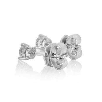Brillant Diamant Ohrstecker Paar 750/- Weißgold 18 Karat Gold 0,50 Karat G/VS