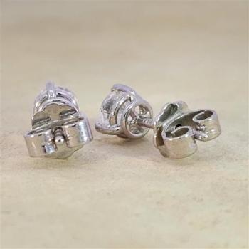 Brillant Diamant Ohrstecker 750/- Weißgold 18 Karat Gold 1,02 Karat G/VS