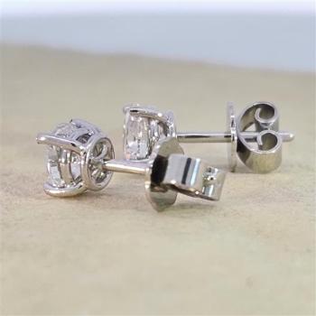Brillant Diamant Ohrstecker 750/- Weißgold 18 Karat Gold 1,43 Karat G/VS