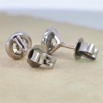 Brillant Diamant Ohrstecker 750/- Weißgold 18 Karat Gold 1,02 Karat G/VS