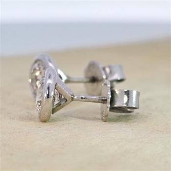 Brillant Diamant Ohrstecker 750/- Weißgold 18 Karat Gold 1,02 Karat G/VS