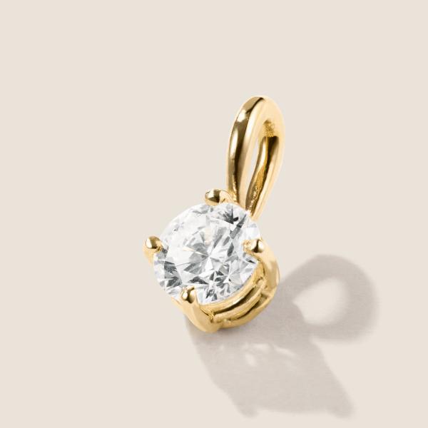 Luxus Diamant Anhänger 750 Gelbgold 0,52 ct G/VS