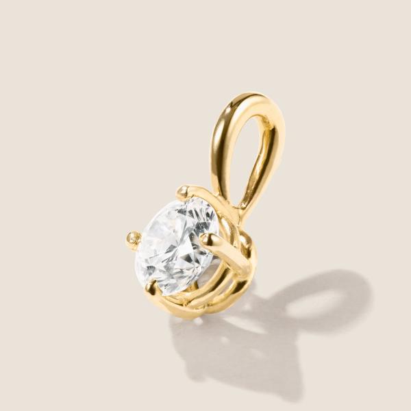 Luxus Diamant Anhänger 750 Gelbgold 0,52 ct G/VS