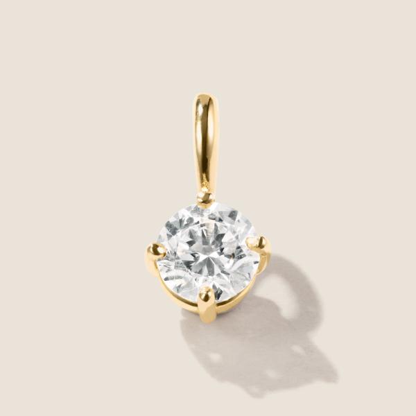 Luxus Diamant Anhänger 750 Gelbgold 0,52 ct G/VS