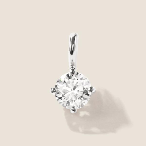 Luxus Diamant Anhänger 750 Weißgold 0,52 ct G/VS