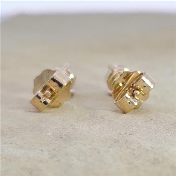 Brillant Diamant Ohrstecker Paar 750/- Gelbgold 18 Karat Gold 0,70 Karat G/VS